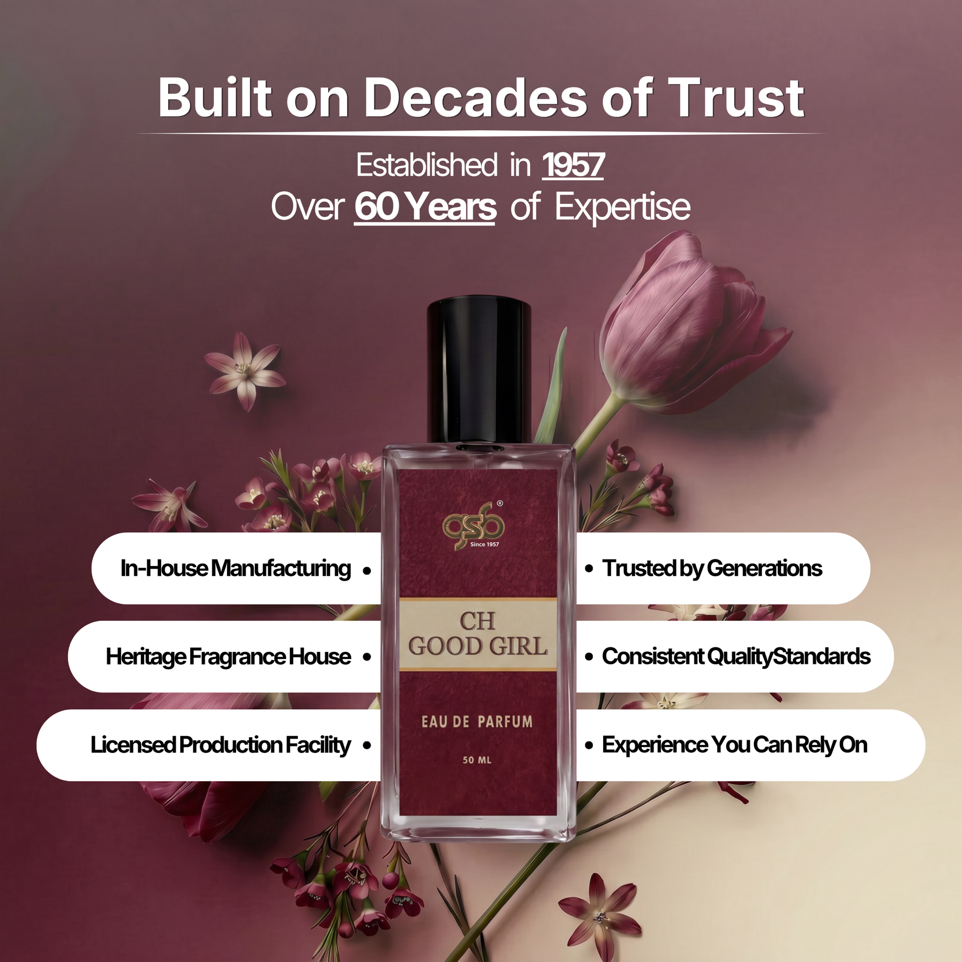 GSB Good Girl Eau De Parfum Inspired From Craolina Hraerra Good Girl - 5