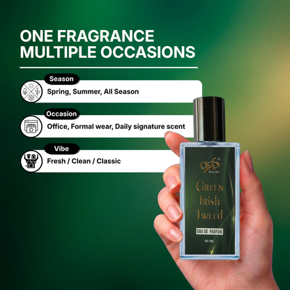 GSB Green Irish Tweed Eau De Parfum Inspired From Greed Green Irish Tweed - 4