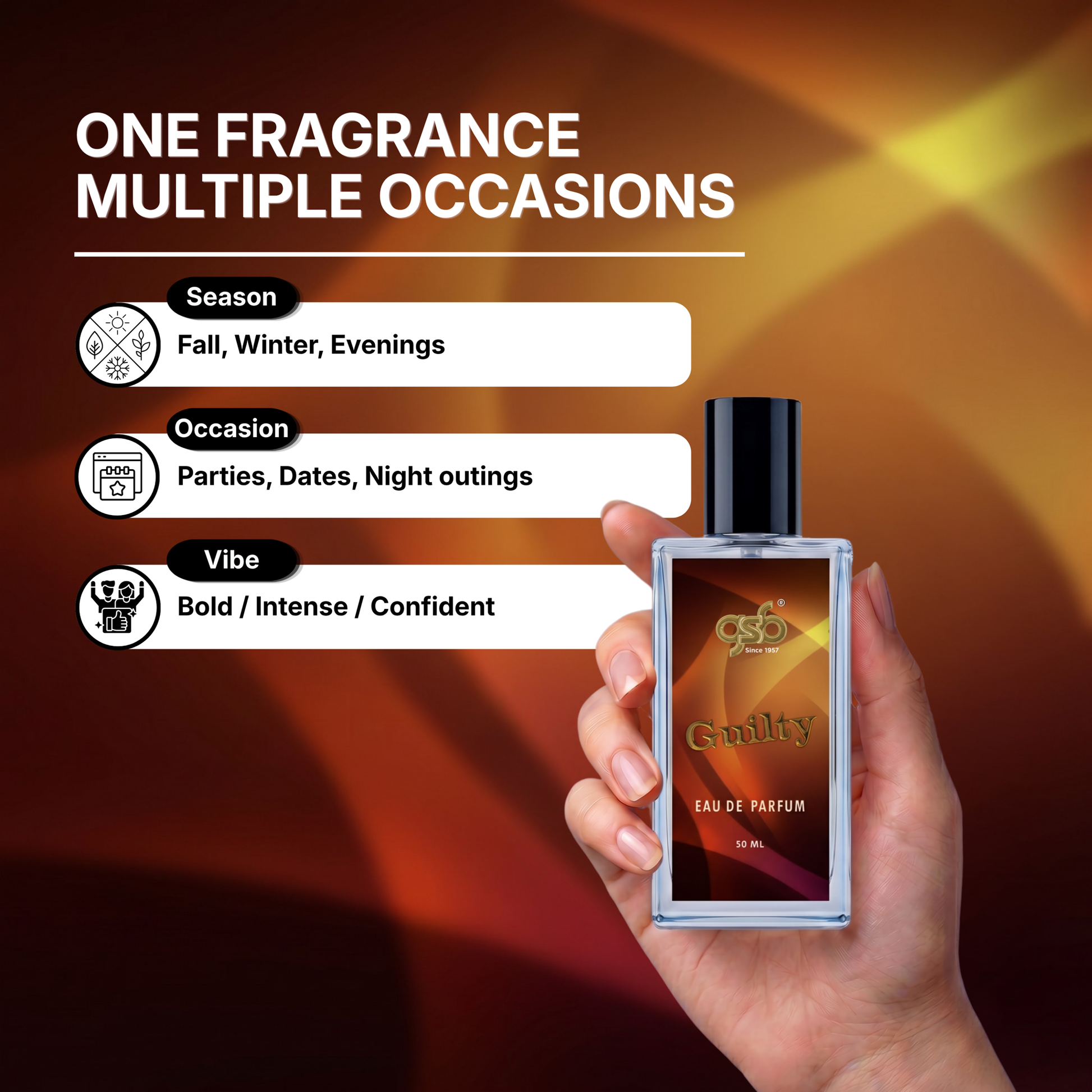 GSB Guilty Eau De Parfum Inspired From Gcci Guilty - 4
