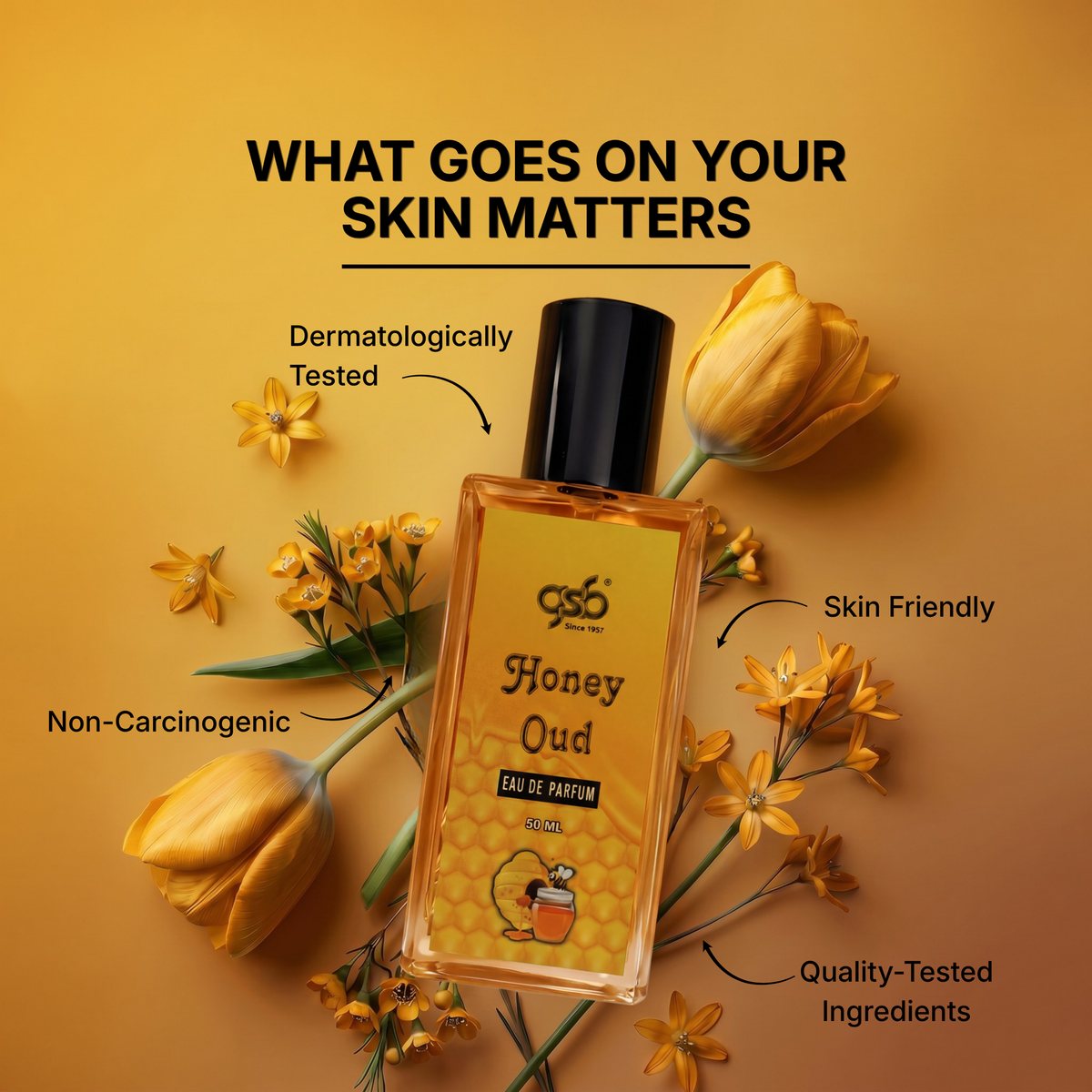 GSB Honey Oud Eau De Parfum Inspired From Montail Honey Oud - 6