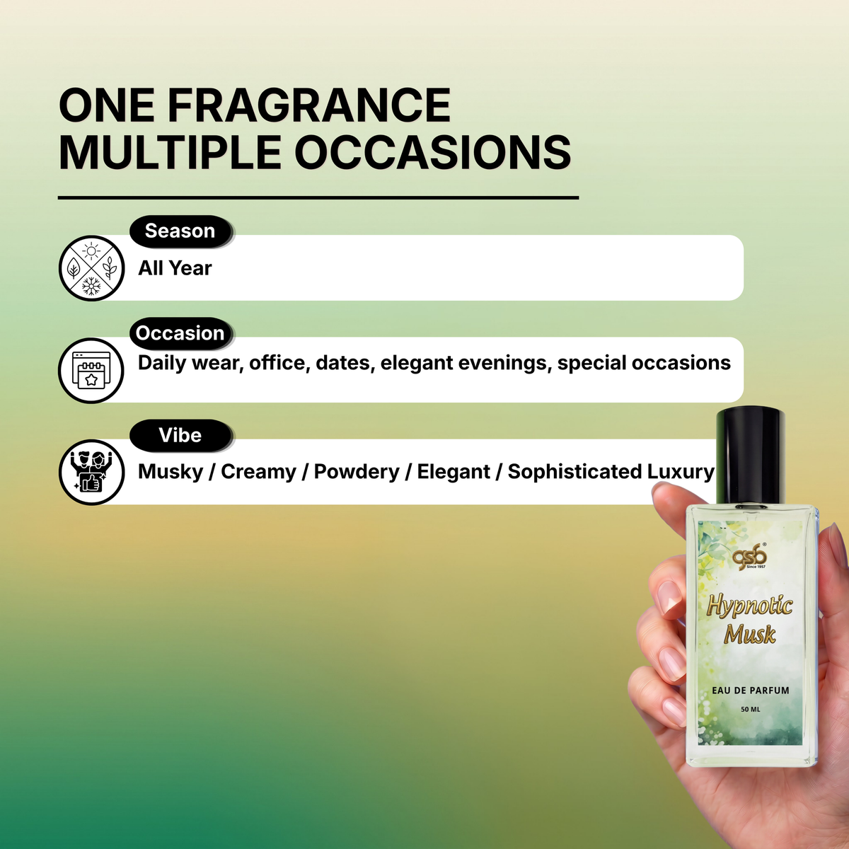 GSB Hypnotic Musk Eau De Parfum Inspired From M. Micfella Hypnotic Musk - 4
