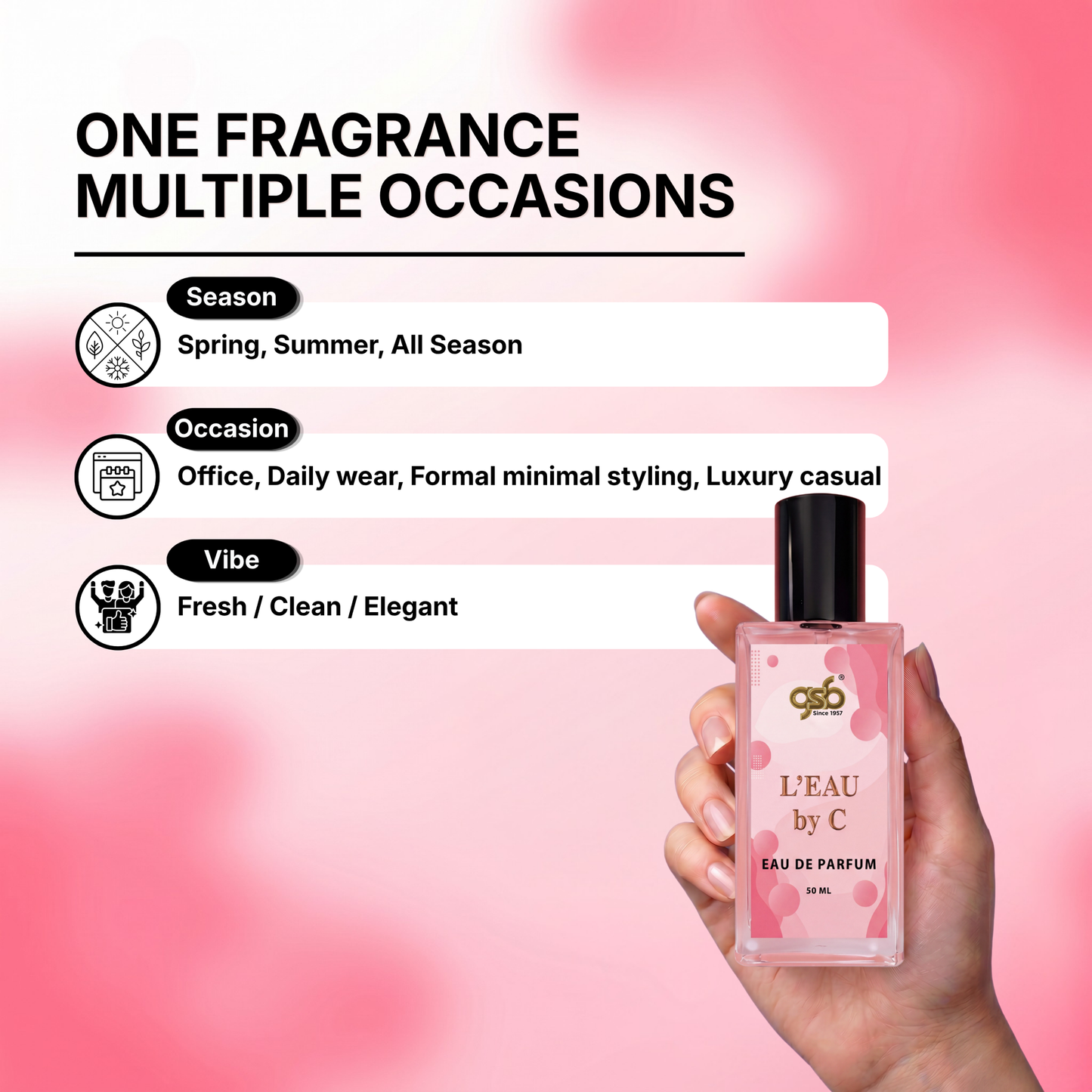 GSB L' Eau Eau De Parfum Inspired From L' Eau Chneal - 4