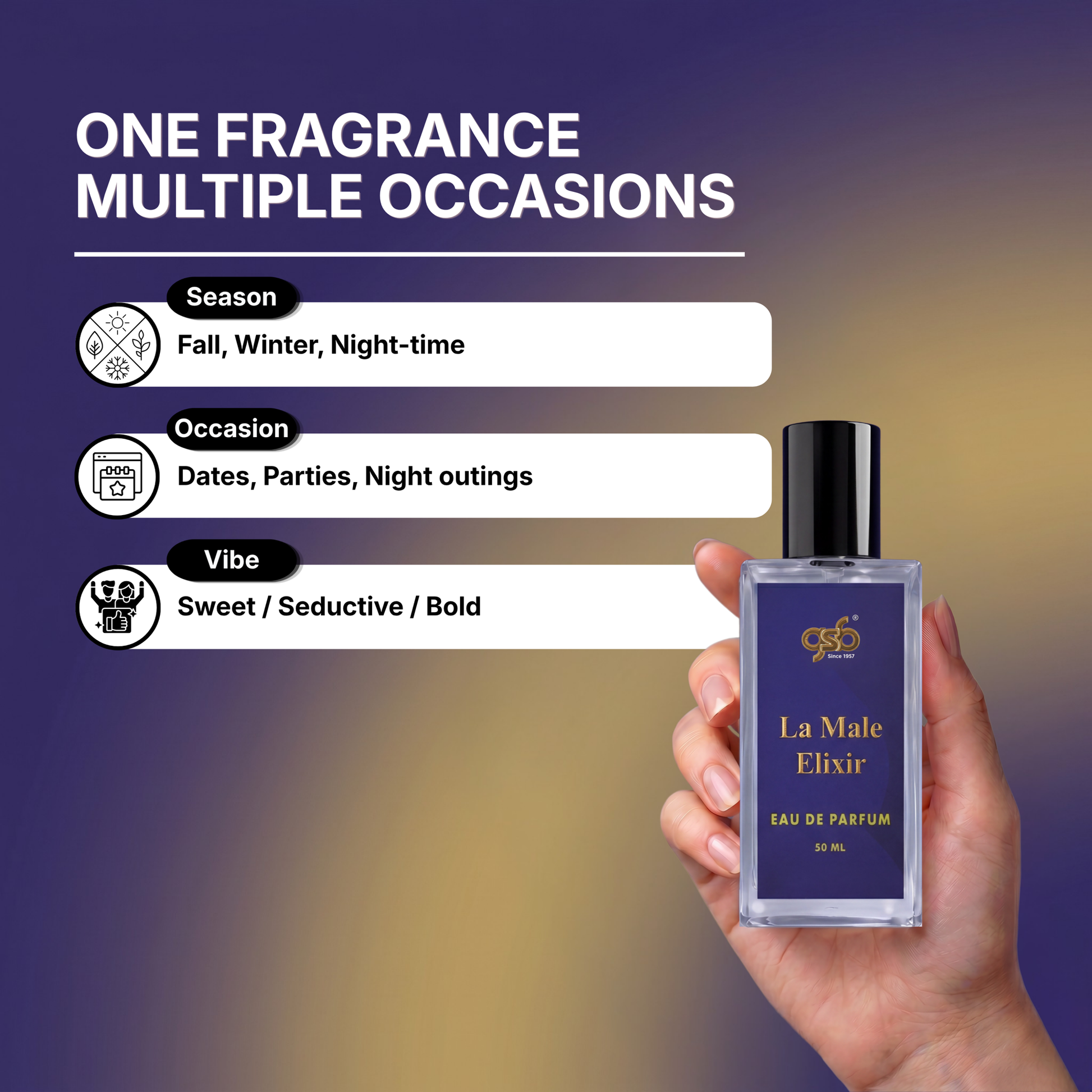 GSB La Male Elixir Eau De Parfum Inspired From La Male Elixir Jane Paul Gualiter - 4