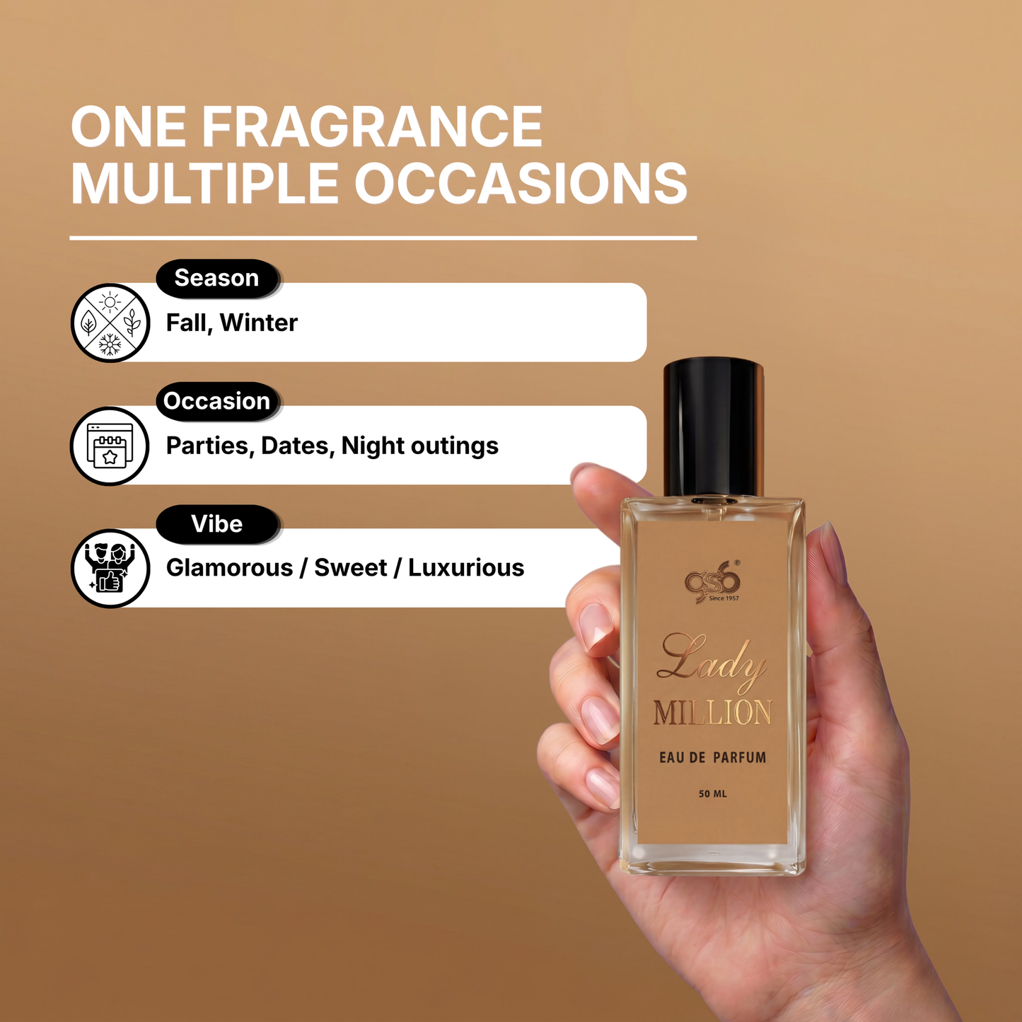 GSB Lady Million Eau De Parfum Inspired From Pcao Rbbane Lady Million - 4