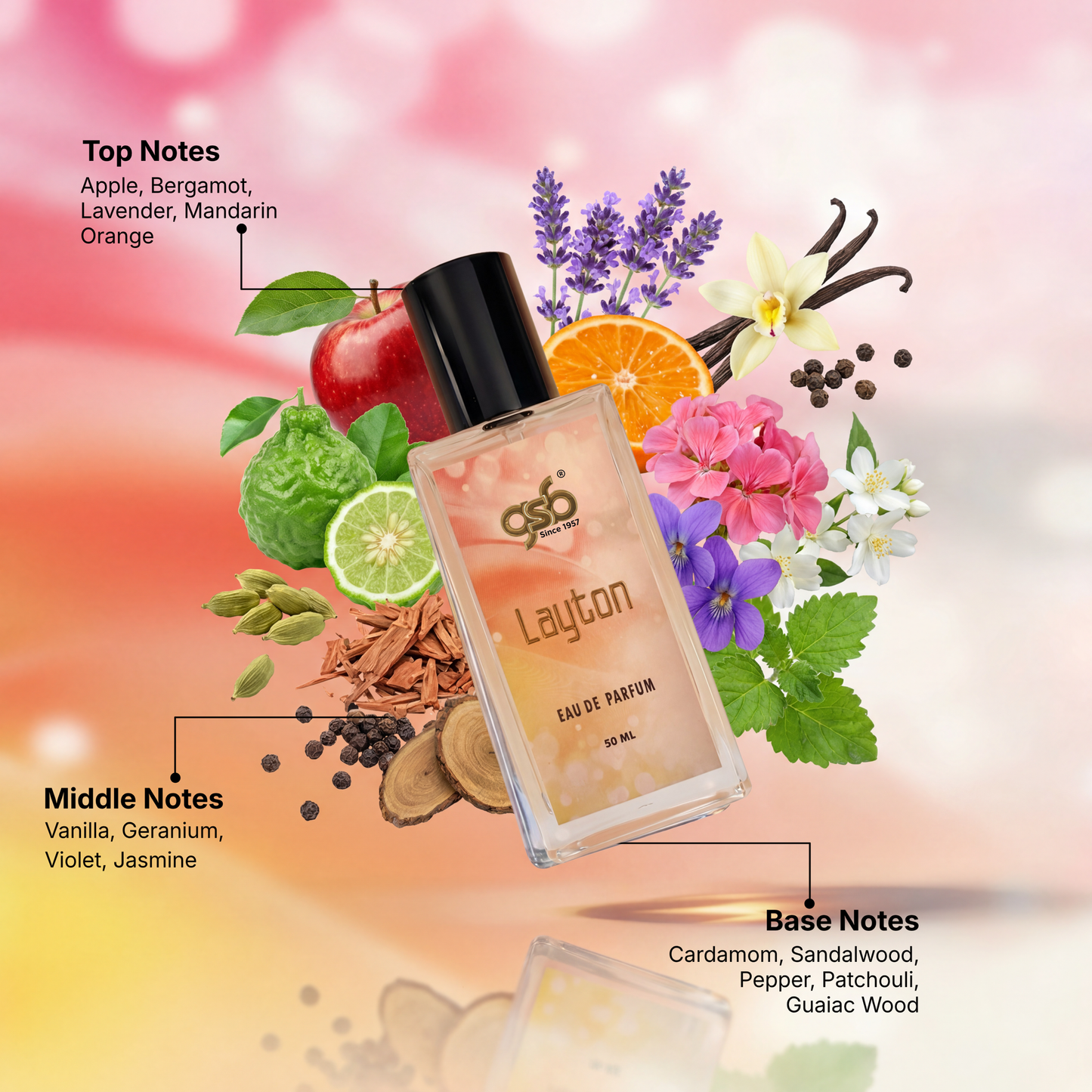 GSB Layton Eau De Parfum Inspired From PDM Layton - 1