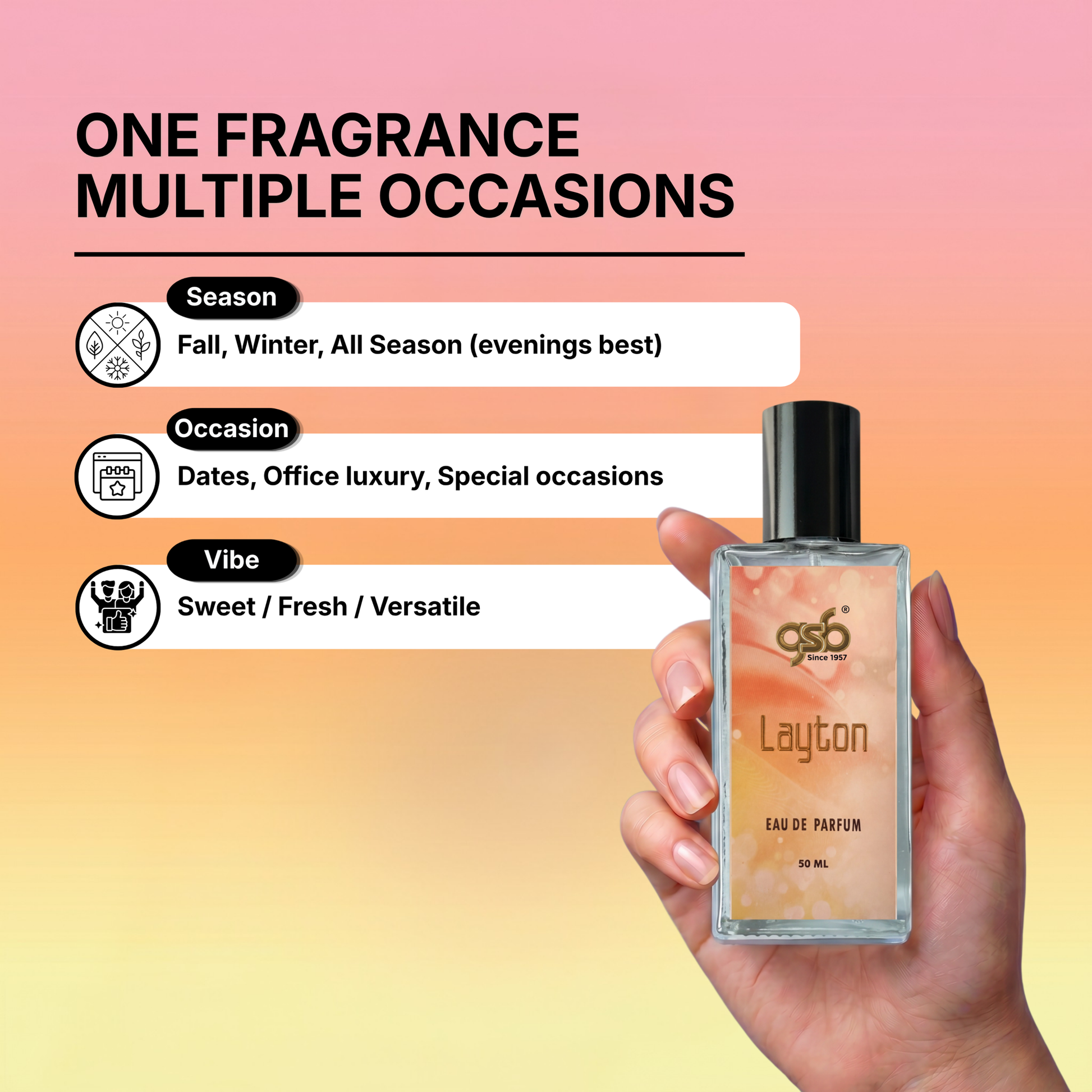 GSB Layton Eau De Parfum Inspired From PDM Layton - 3