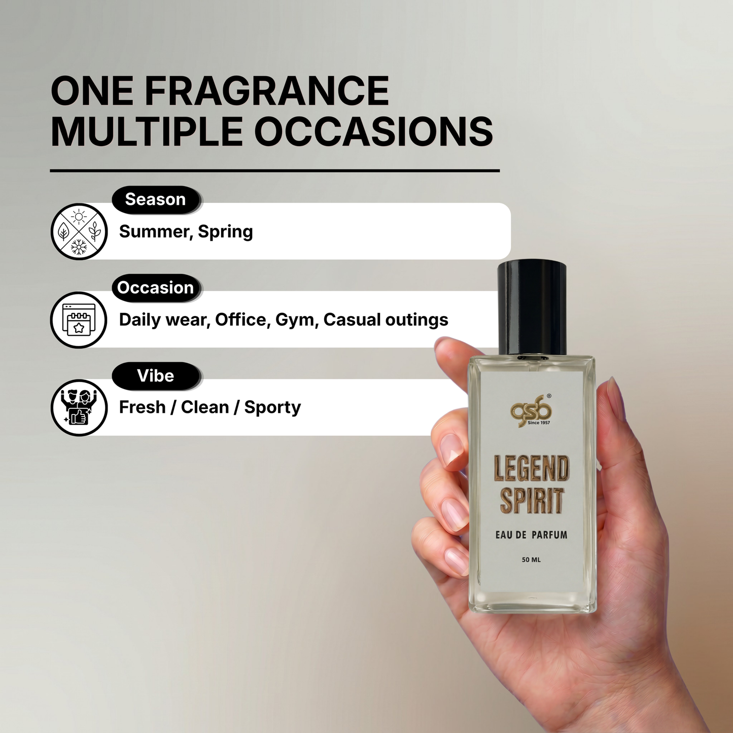 GSB Legend Spirit Eau De Parfum Inspired From Mnot Blanc Legend Spirit - 4