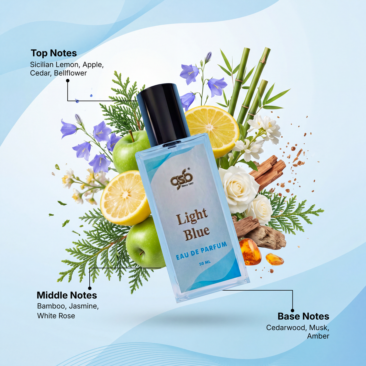 GSB Light Blue Eau De Parfum Inspired From Light Blue Dloce Gbbana - 2