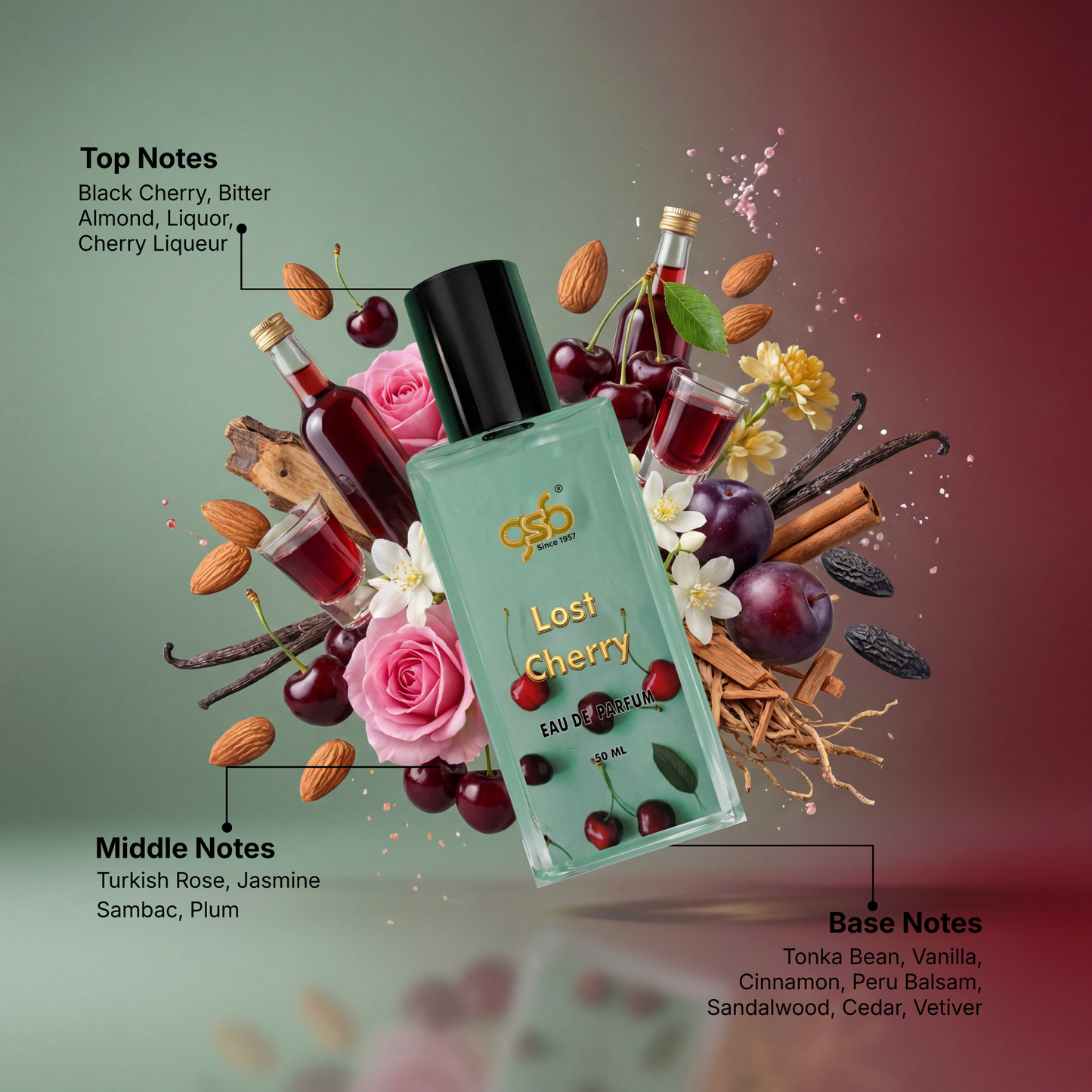 GSB Lost Cherry Eau De Parfum Inspired From Fom Tord Lost Cherry - 1