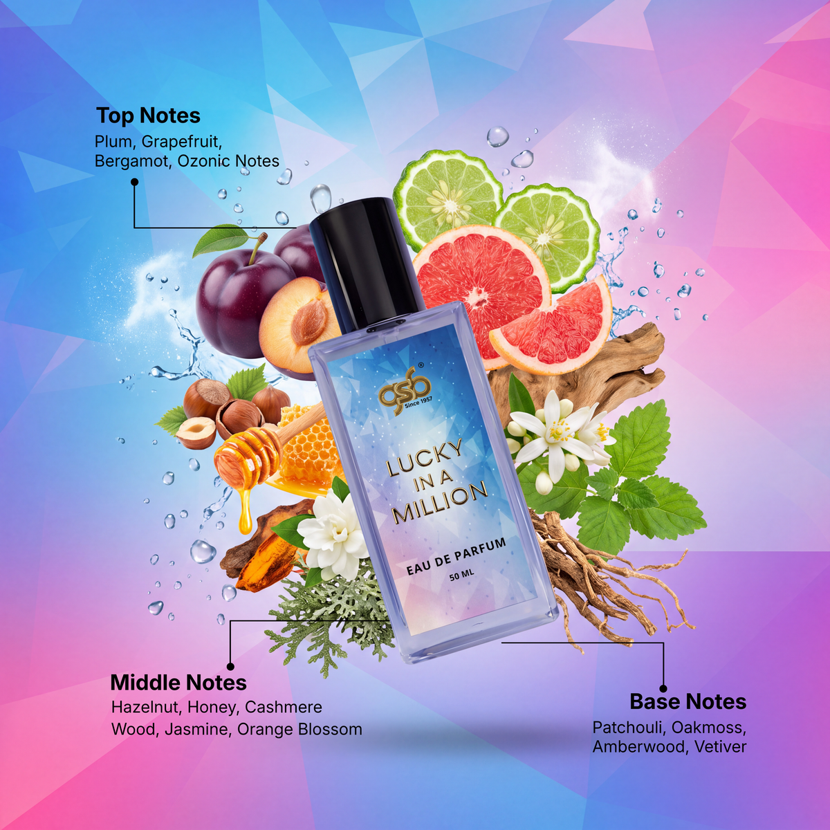 GSB Lucky In A Million Eau De Parfum Inspired From Pcao Rbbane One Million Lucky - 2