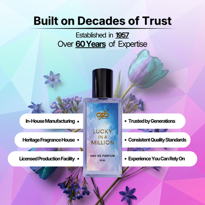 GSB Lucky In A Million Eau De Parfum Inspired From Pcao Rbbane One Million Lucky - 5
