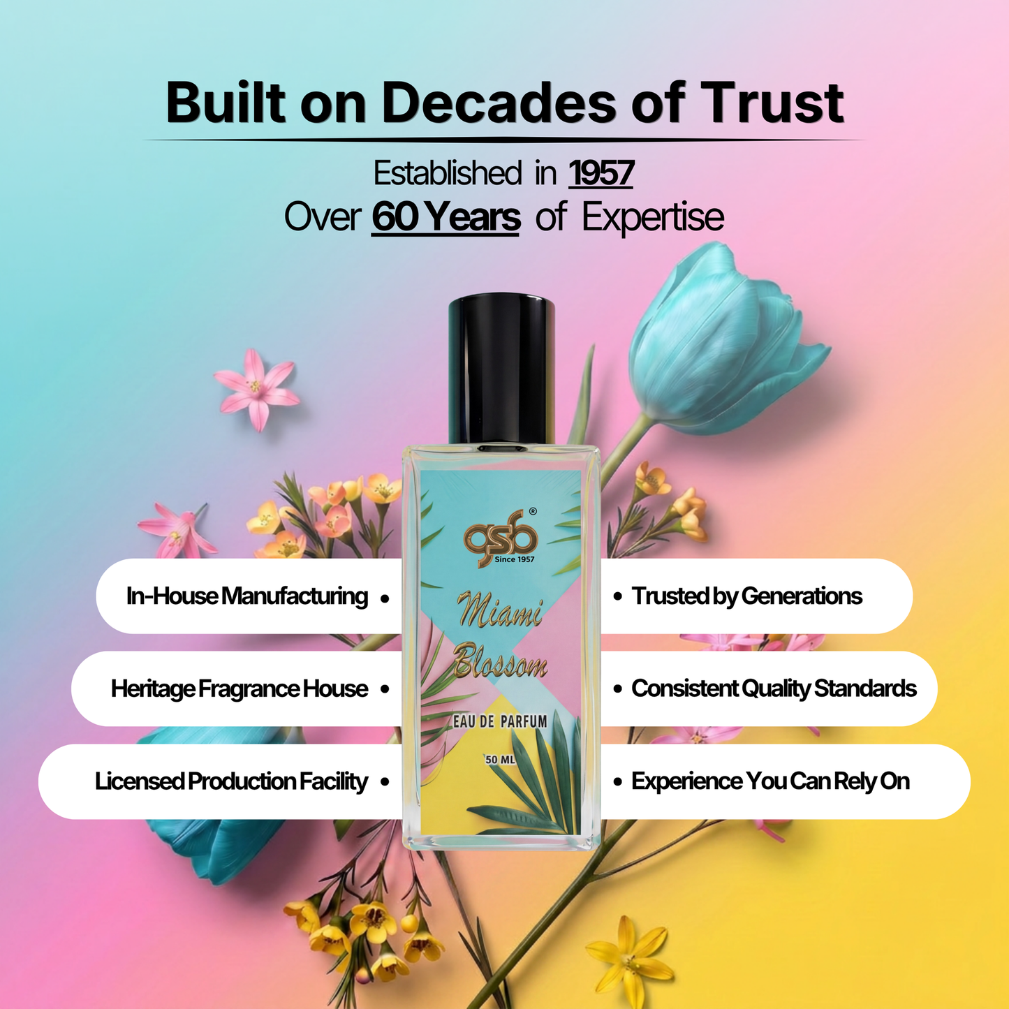 GSB Miami Blossom Eau De Parfum Inspired From Ecsada Miami Blossom - 5