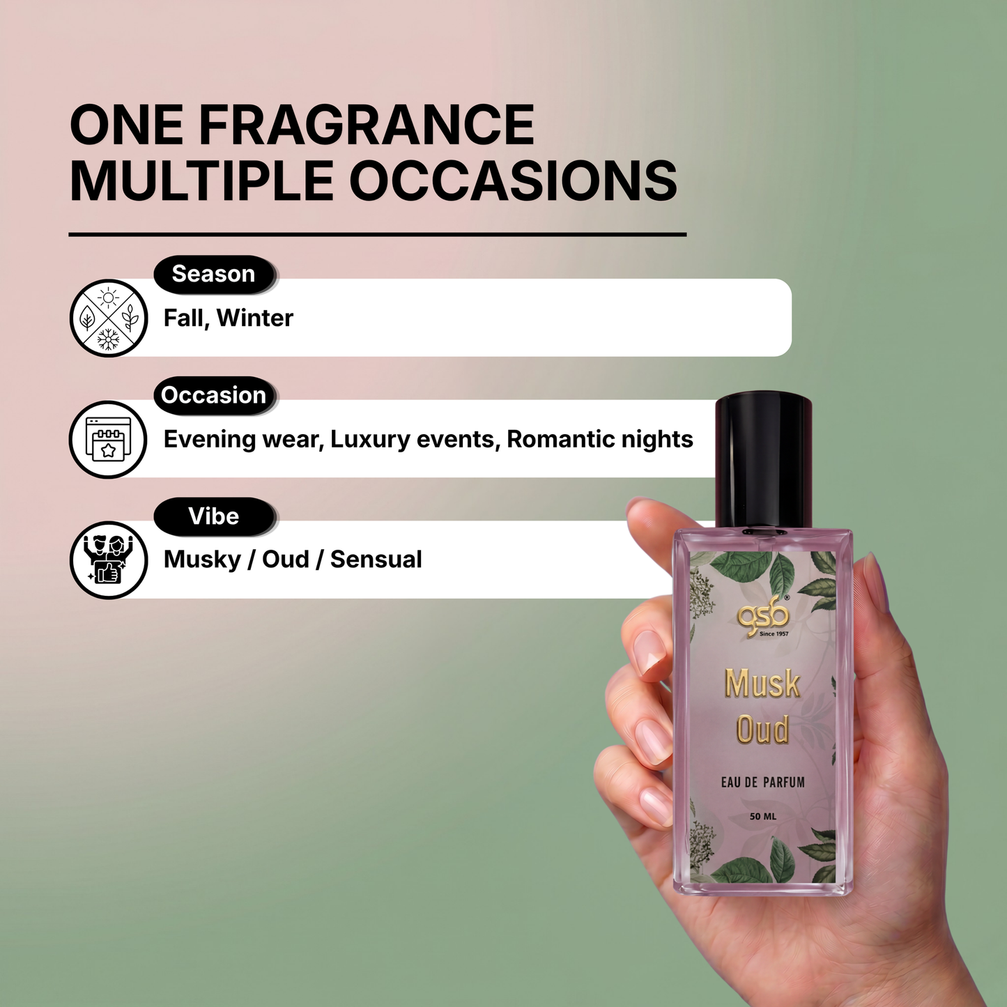 Gsb Musk Oudh Eau De Parfum Inspired From Kilion Musk Oudh - 3