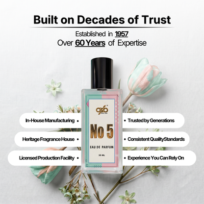 GSB No 5 Eau De Parfum Inspired From Chneal No.5 - 5