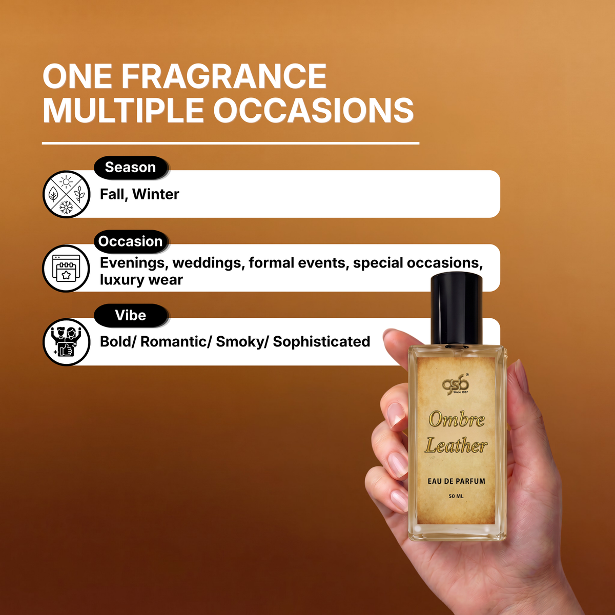 GSB Ombre Leather Eau De Parfum Inspired From Tord Fom Ombre Leather - 4
