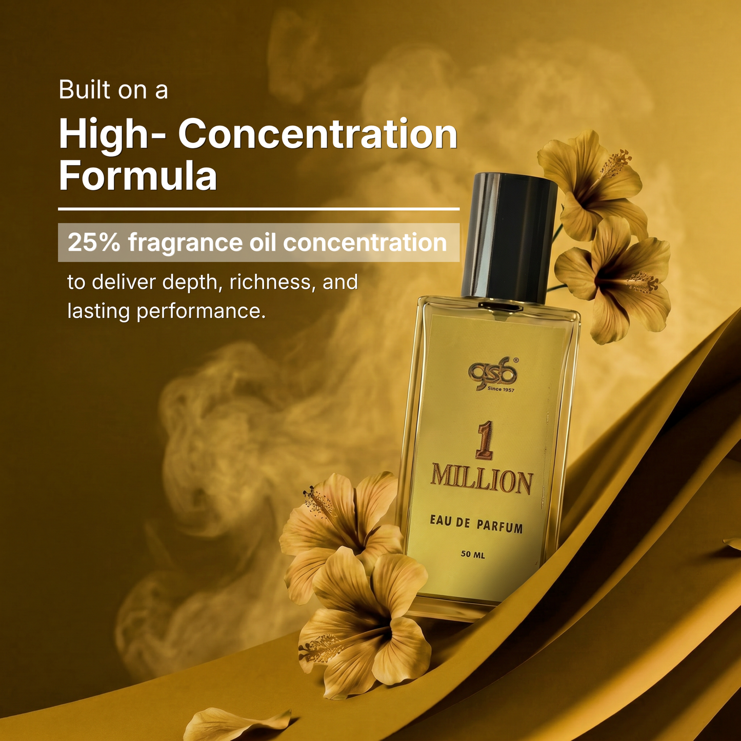 GSB One Million Eau De Parfum Inspired From Pcao Rbbane One Million - 3