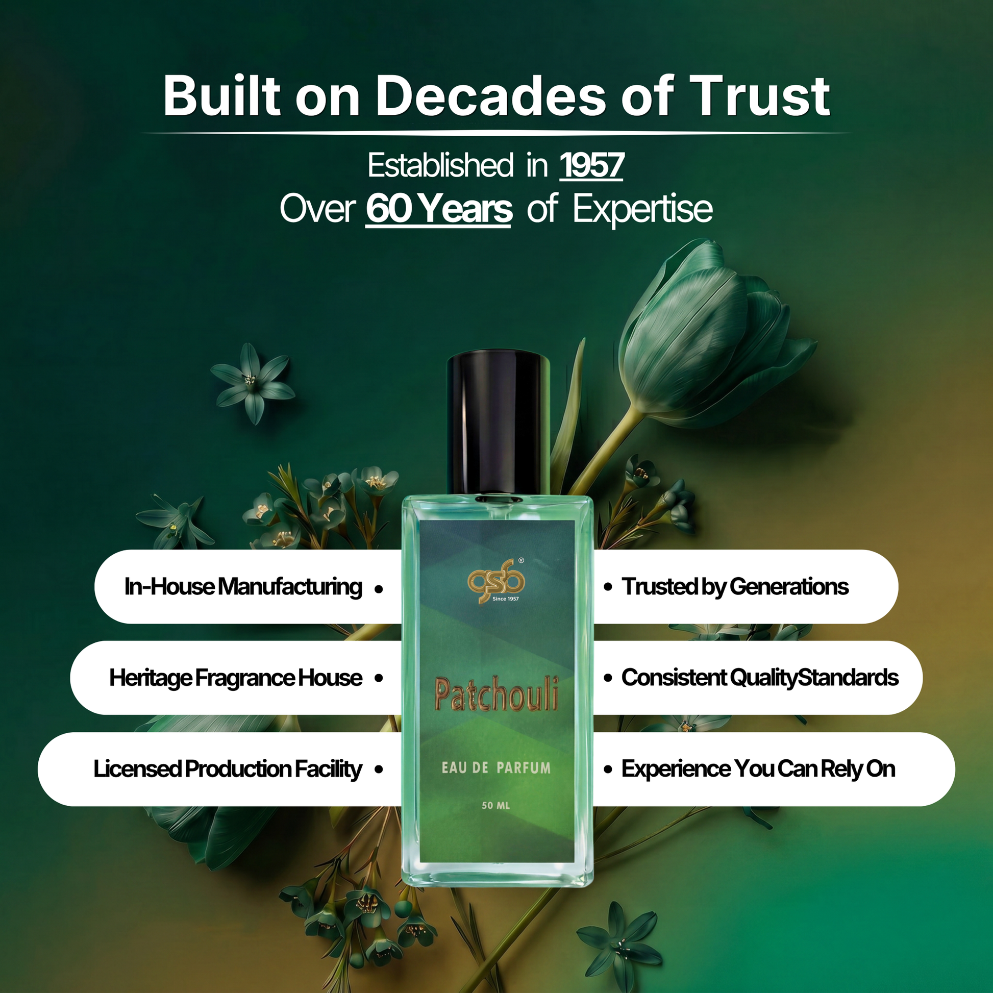 GSB Patchouli Eau De Parfum Inspired From Dloce Gbbana Patchouli - 5