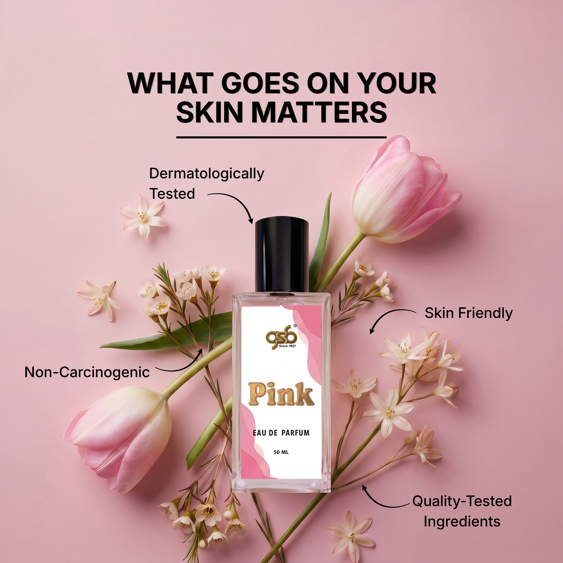 GSB Pink Eau De Parfum Inspired From Geuss Pink - 6