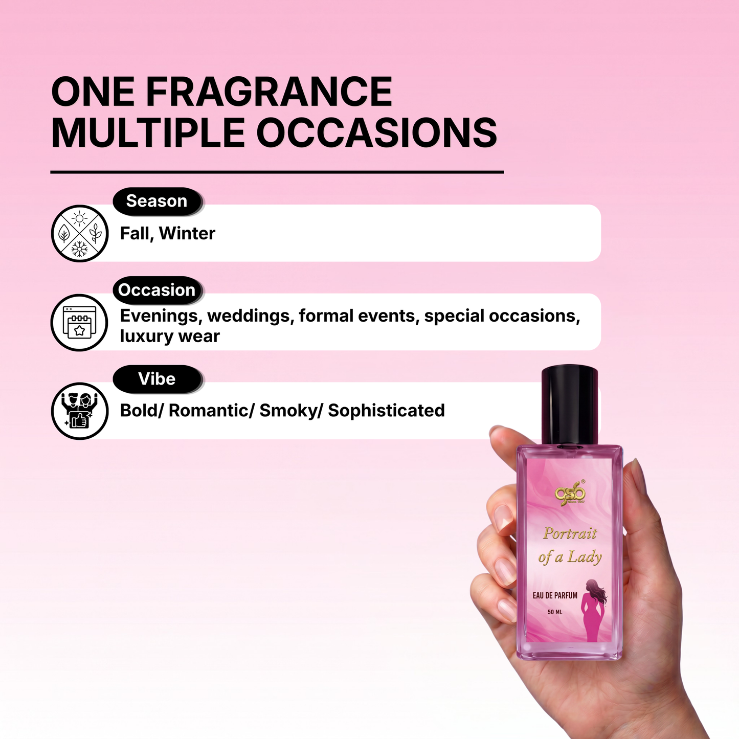 GSB Portrait of a Lady Eau De Parfum Inspired From Fredec Male POAL - 4