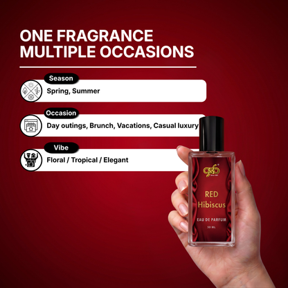 GSB Red Hibiscus Eau De Parfum Inspired From Ja Milan Red Hibiscus - 4