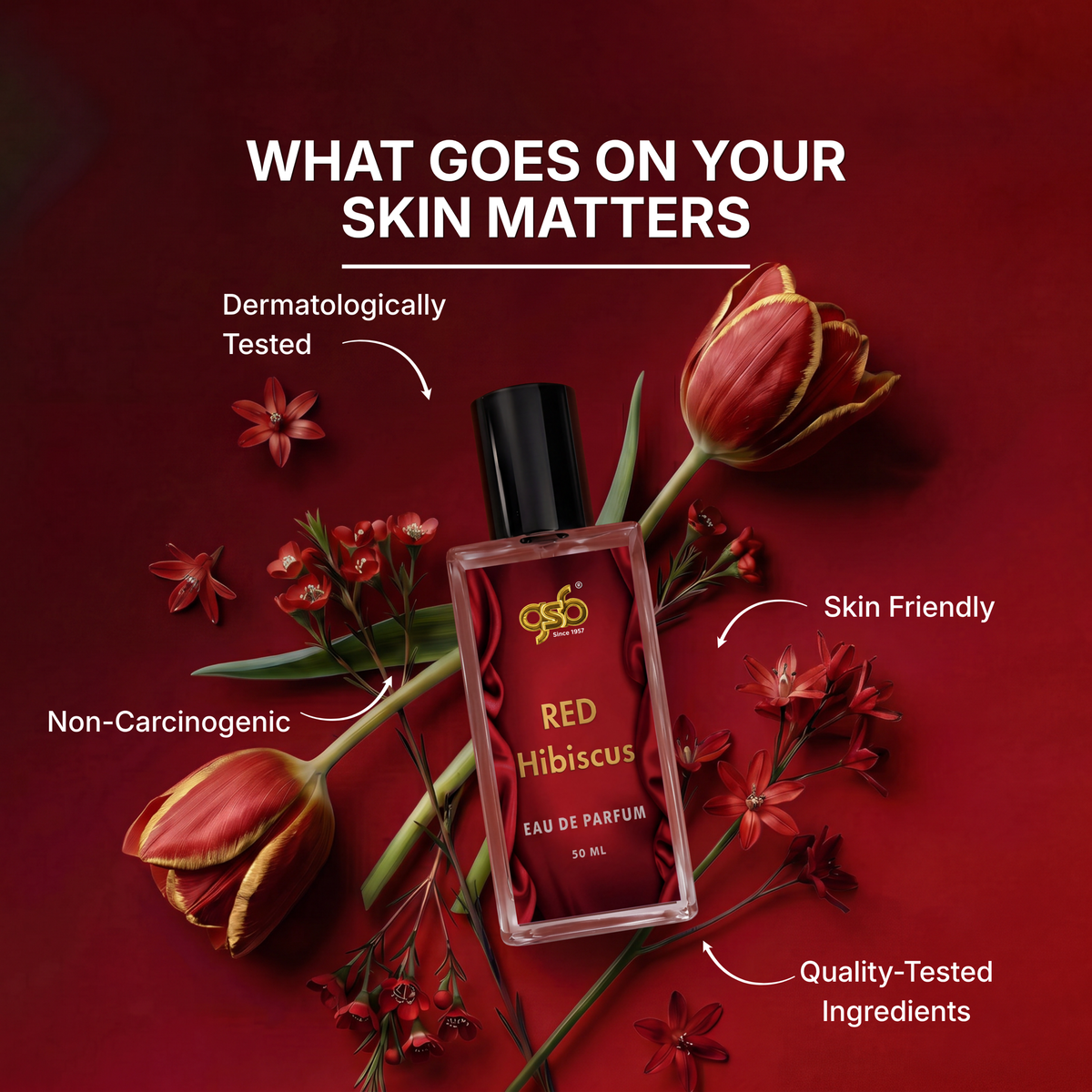 GSB Red Hibiscus Eau De Parfum Inspired From Ja Milan Red Hibiscus - 6