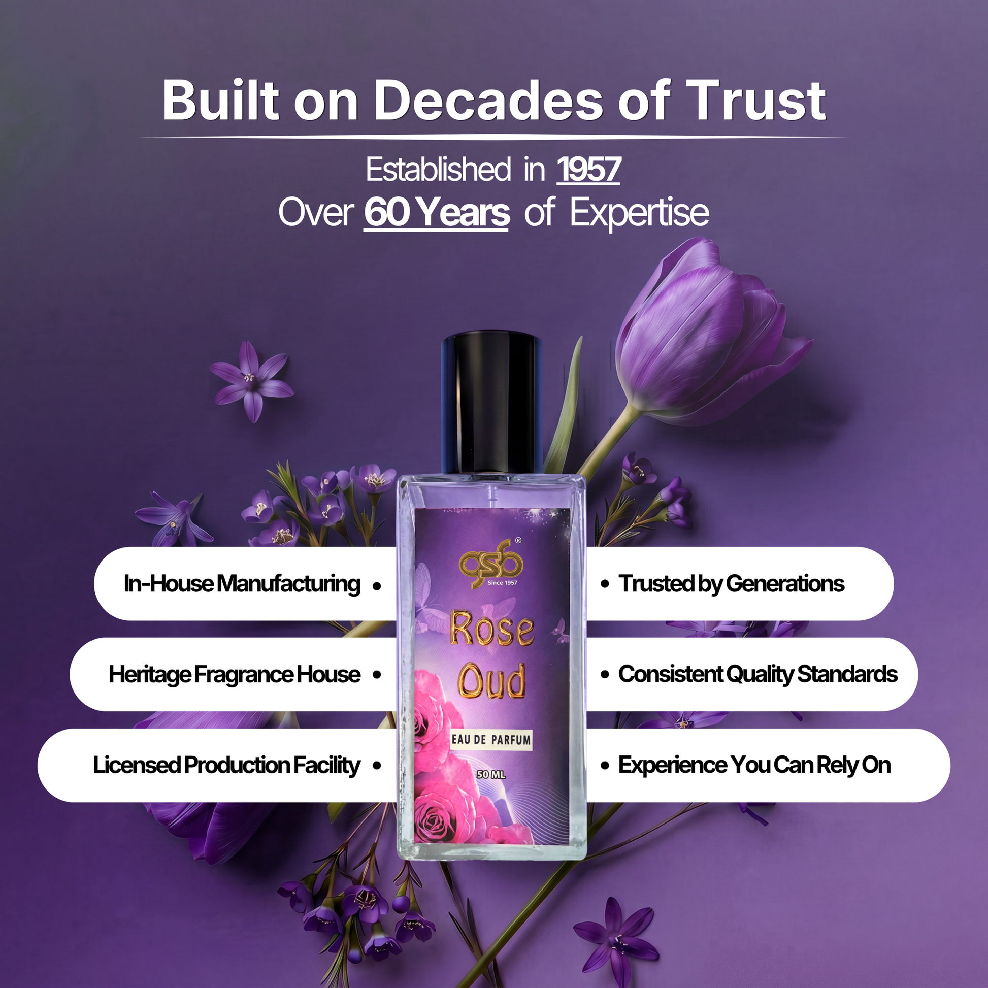 GSB Rose Oud Eau De Parfum Inspired From Cllian - 5