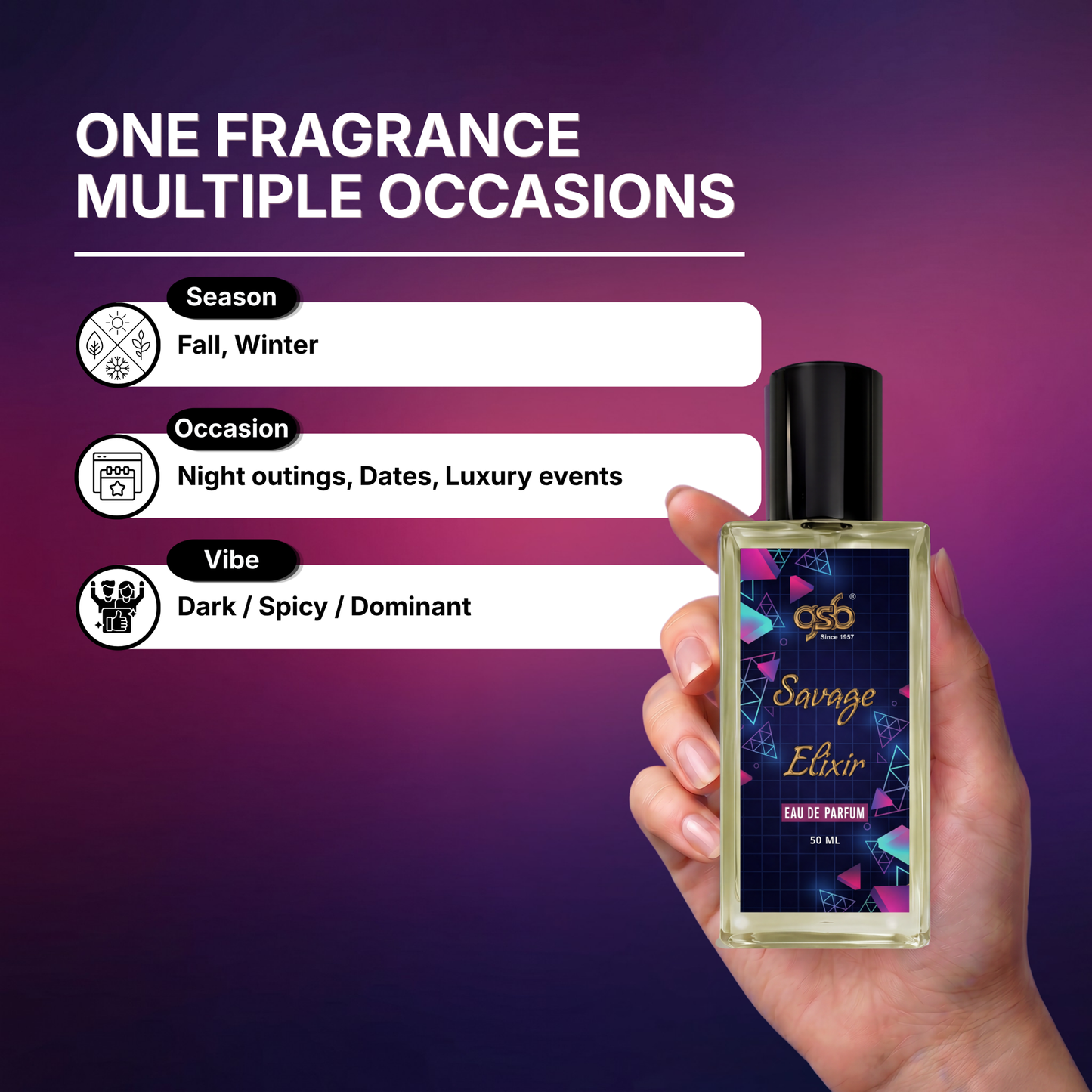 GSB Savage Elixir Eau De Parfum Inspired From Doir Savage Elixir - 4