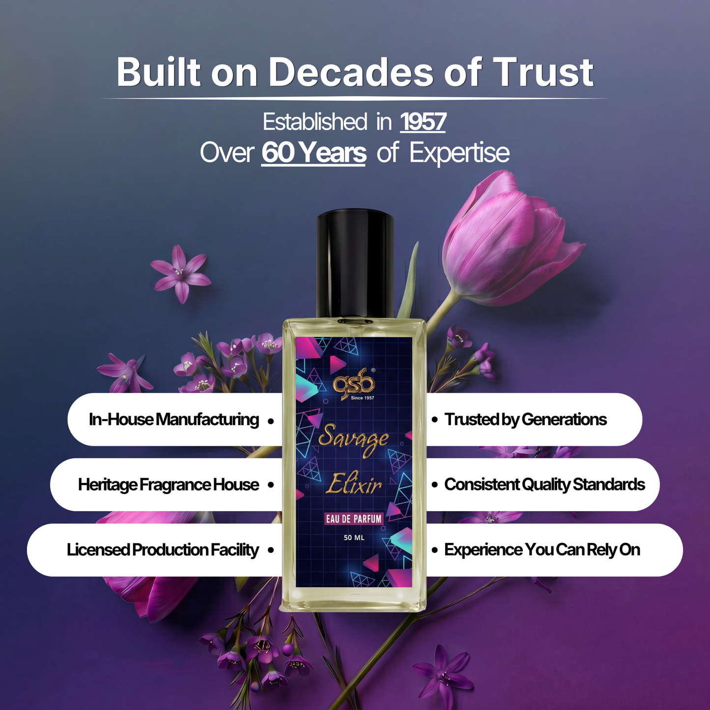 GSB Savage Elixir Eau De Parfum Inspired From Doir Savage Elixir - 5