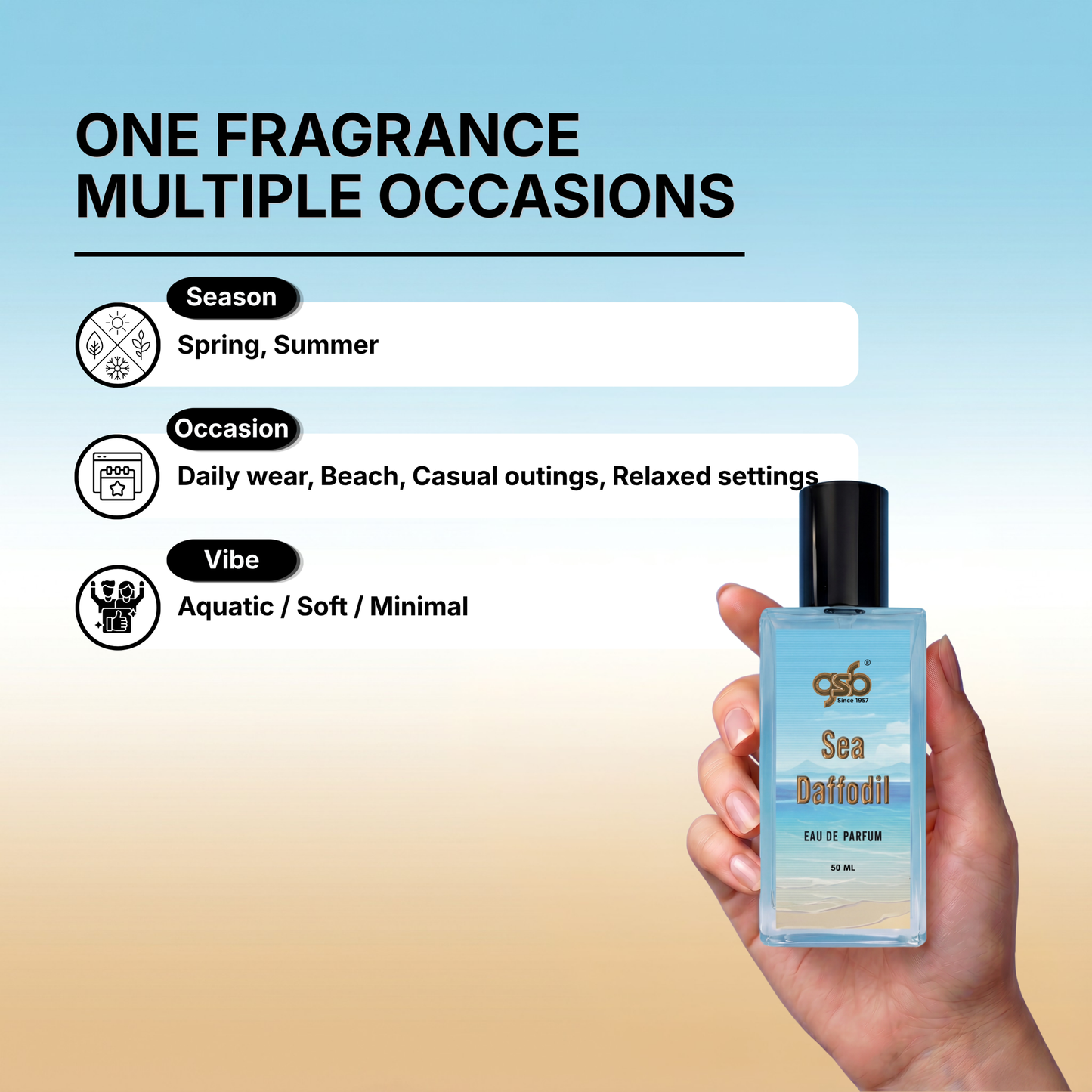 GSB Sea Daffodil Eau De Parfum Inspired From Ja Milan Sea Daffodil - 4