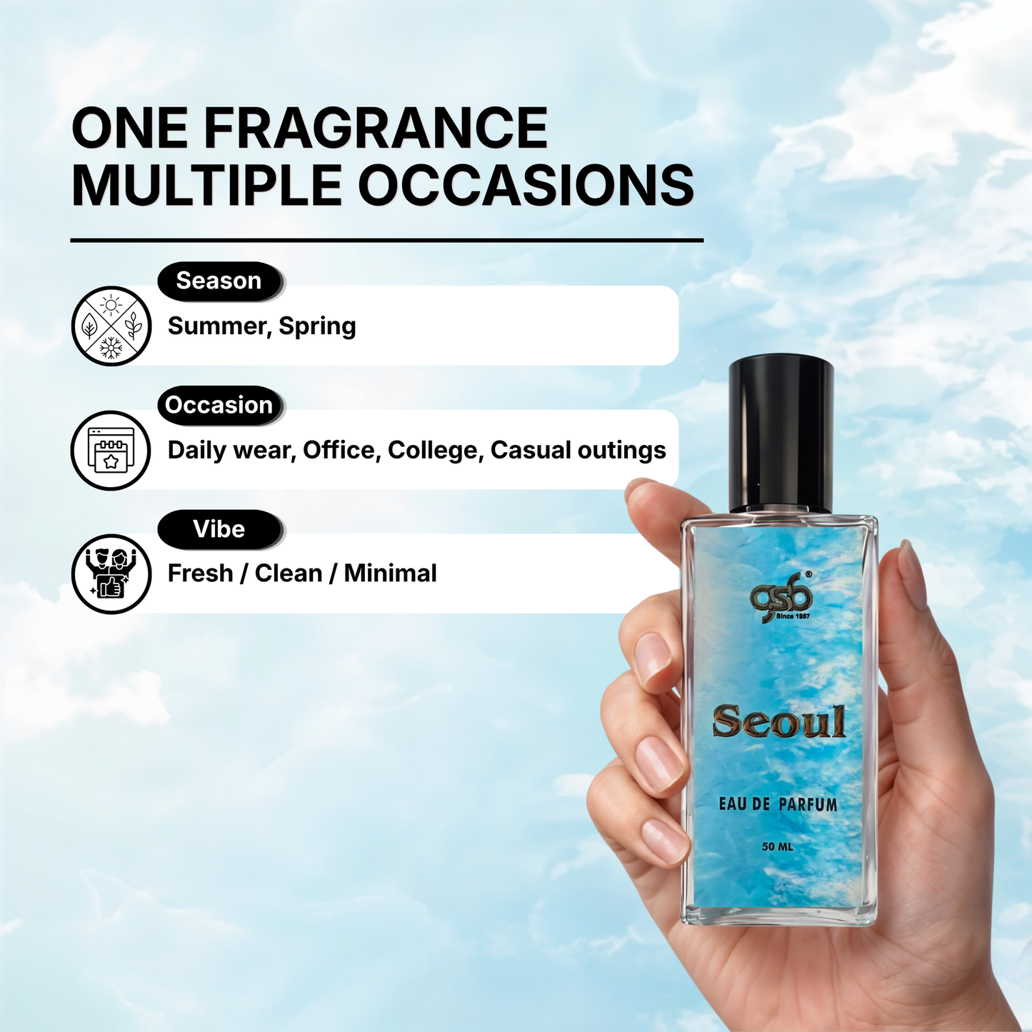 GSB Seoul Eau De Parfum Inspired From Zrra Seoul - 4