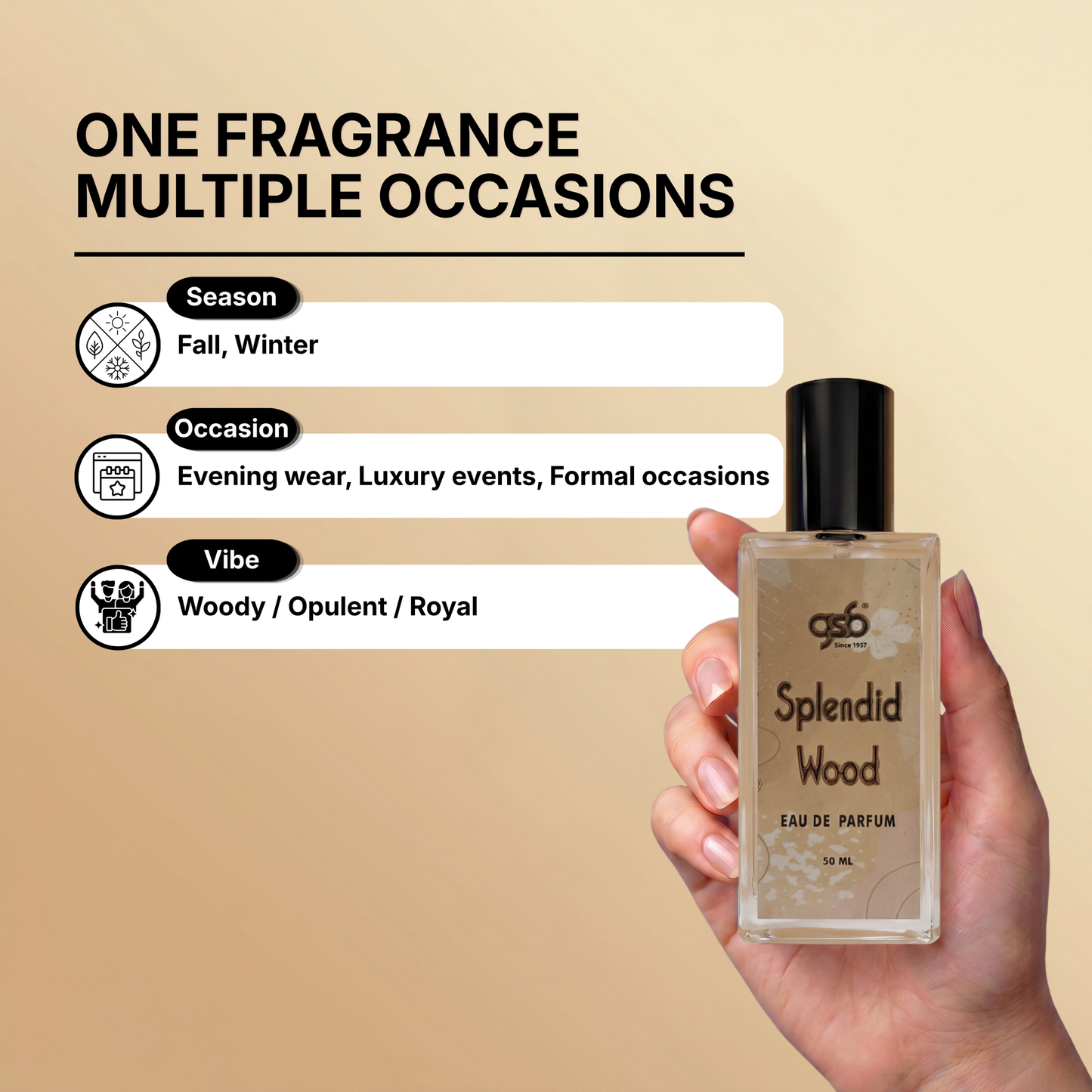 GSB Splendid Wood Eau De Parfum Inspired From Splendid Wood Ysl - 4