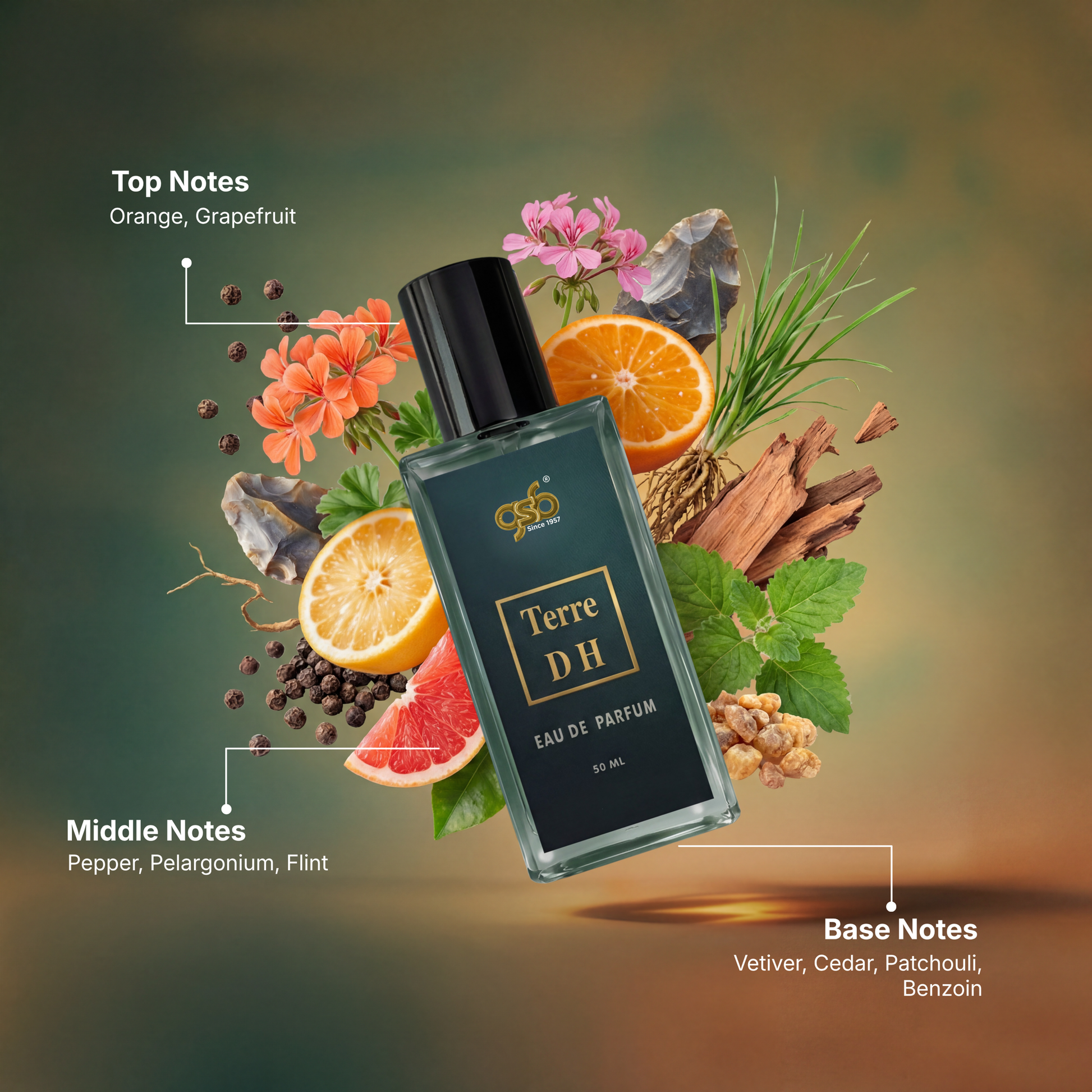 GSB Terre De Eau De Parfum Inspired From Terre De Harmes - 2