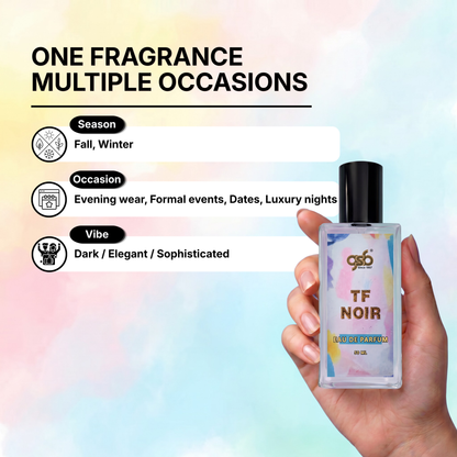 GSB TF Noir Male Eau De Parfum Inspired From Fom Tord Noir - 4