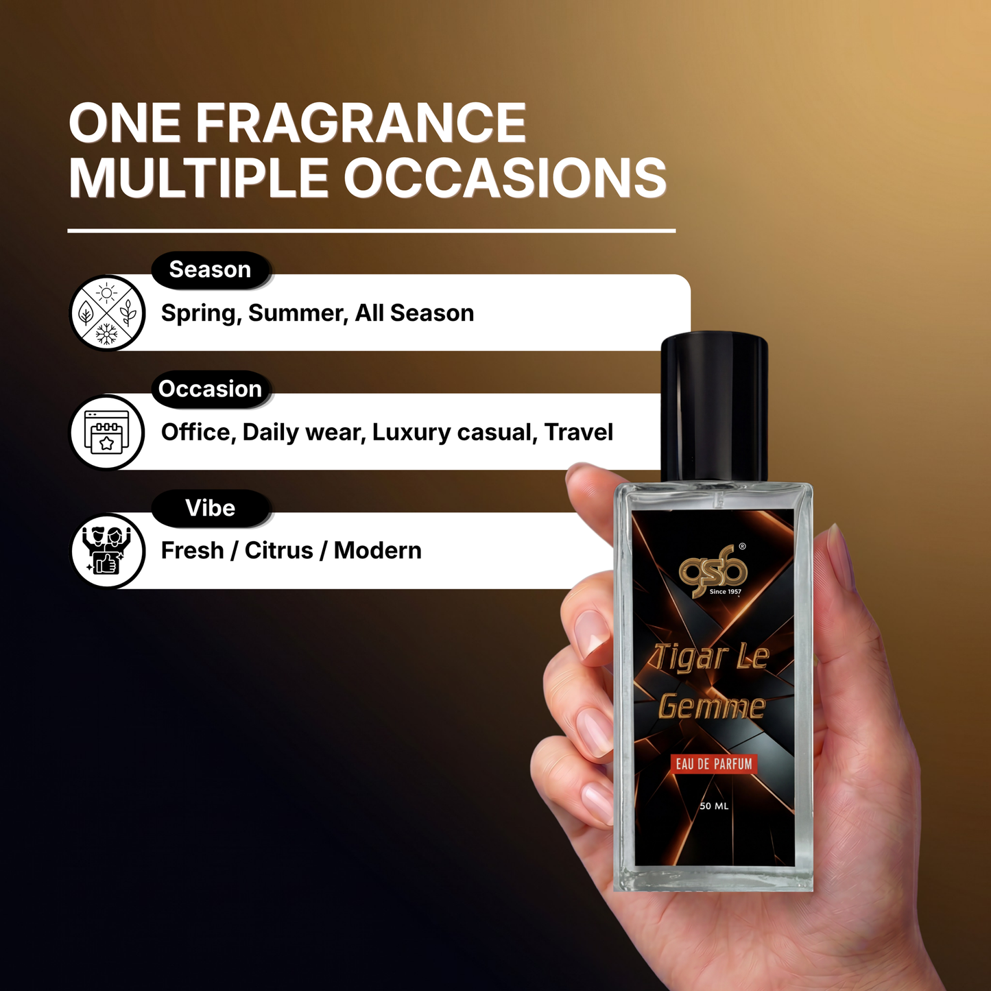 GSB Tigar Eau De Parfum Inspired From Bulgrai Tiger Le Gemme - 4