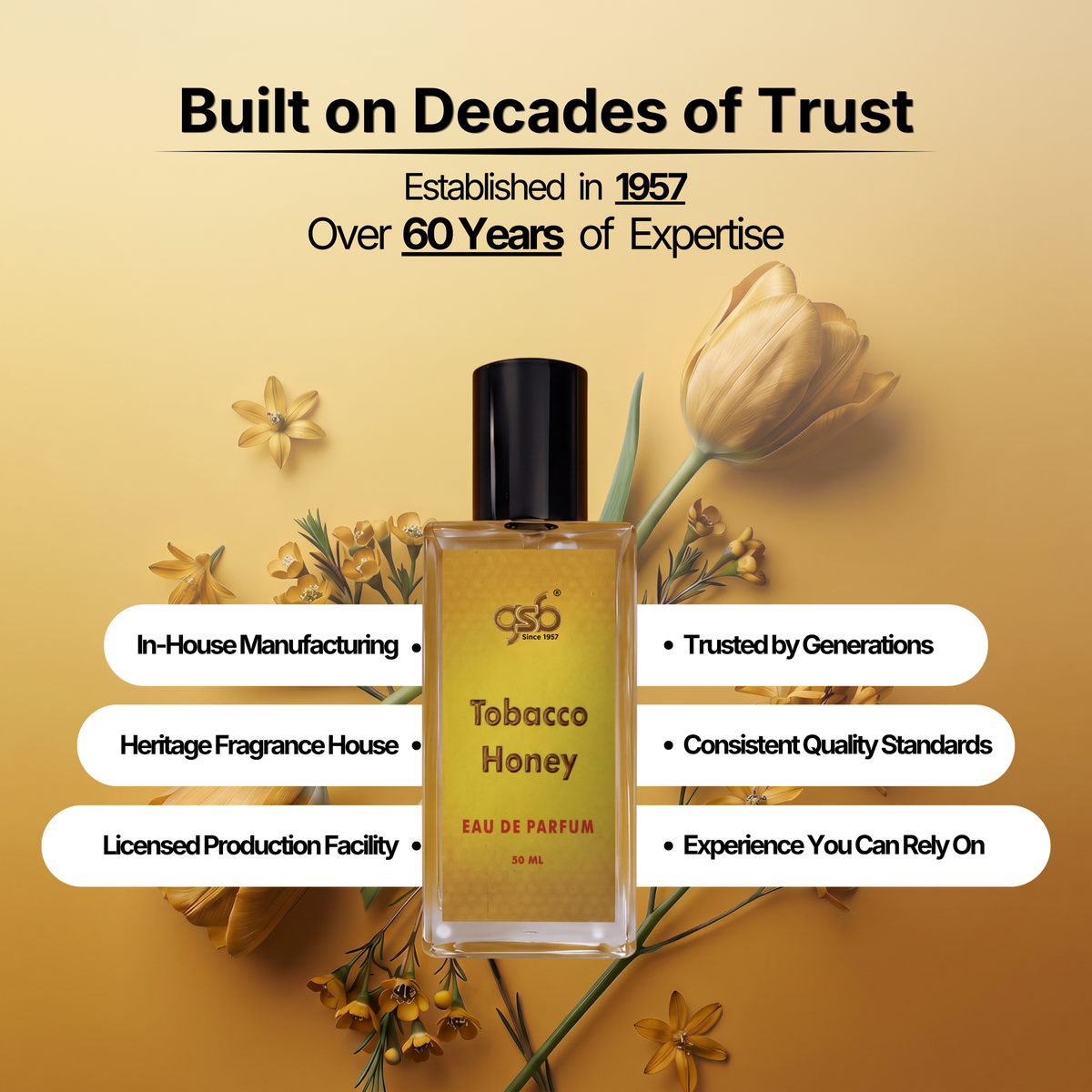 GSB Tobacco Honey Eau De Parfum Inspired From Gurlain Tobacco Honey - 5