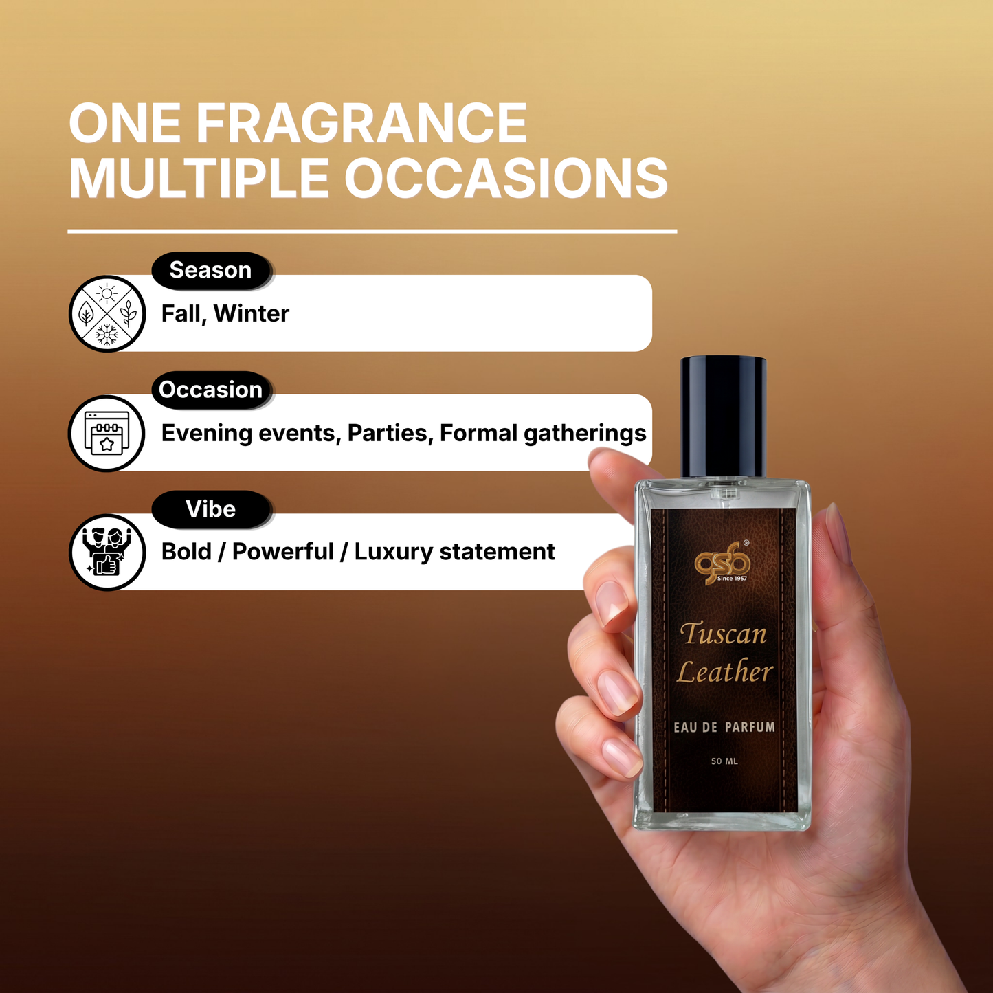 GSB Tuscan Leather Eau De Parfum Inspired From Tuscan Leather Fom Tord - 4
