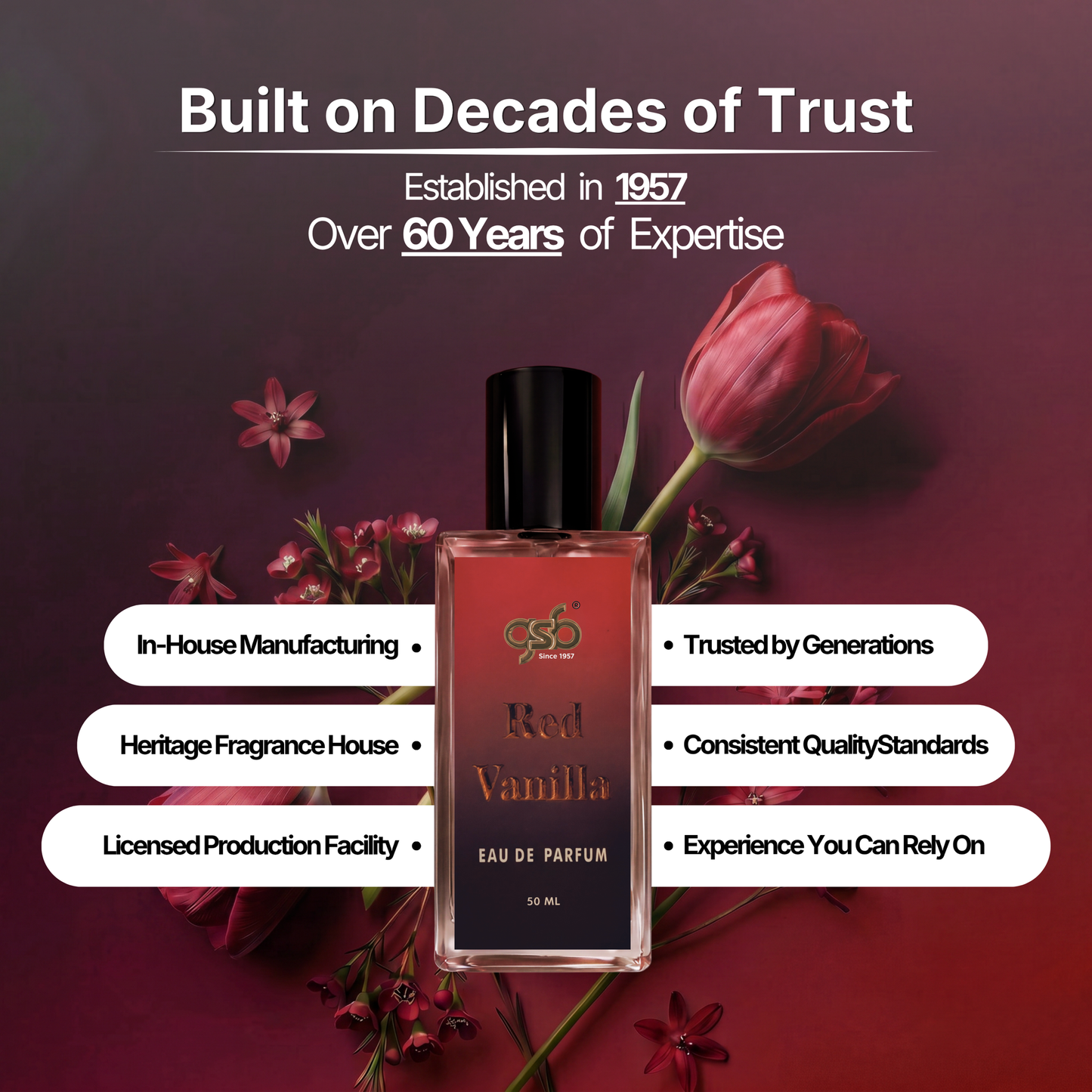 GSB Vanilla Eau De Parfum Inspired From Zrra Red Vanilla - 5