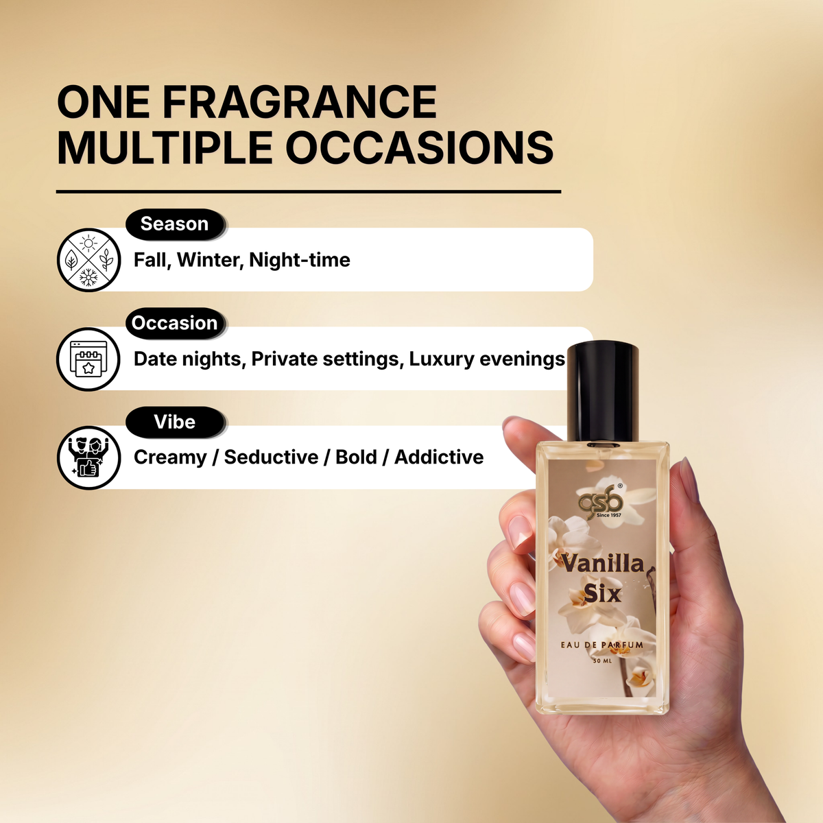 GSB Vanilla Six Eau De Parfum Inspired From Fom Tord Vanilla Six - 4