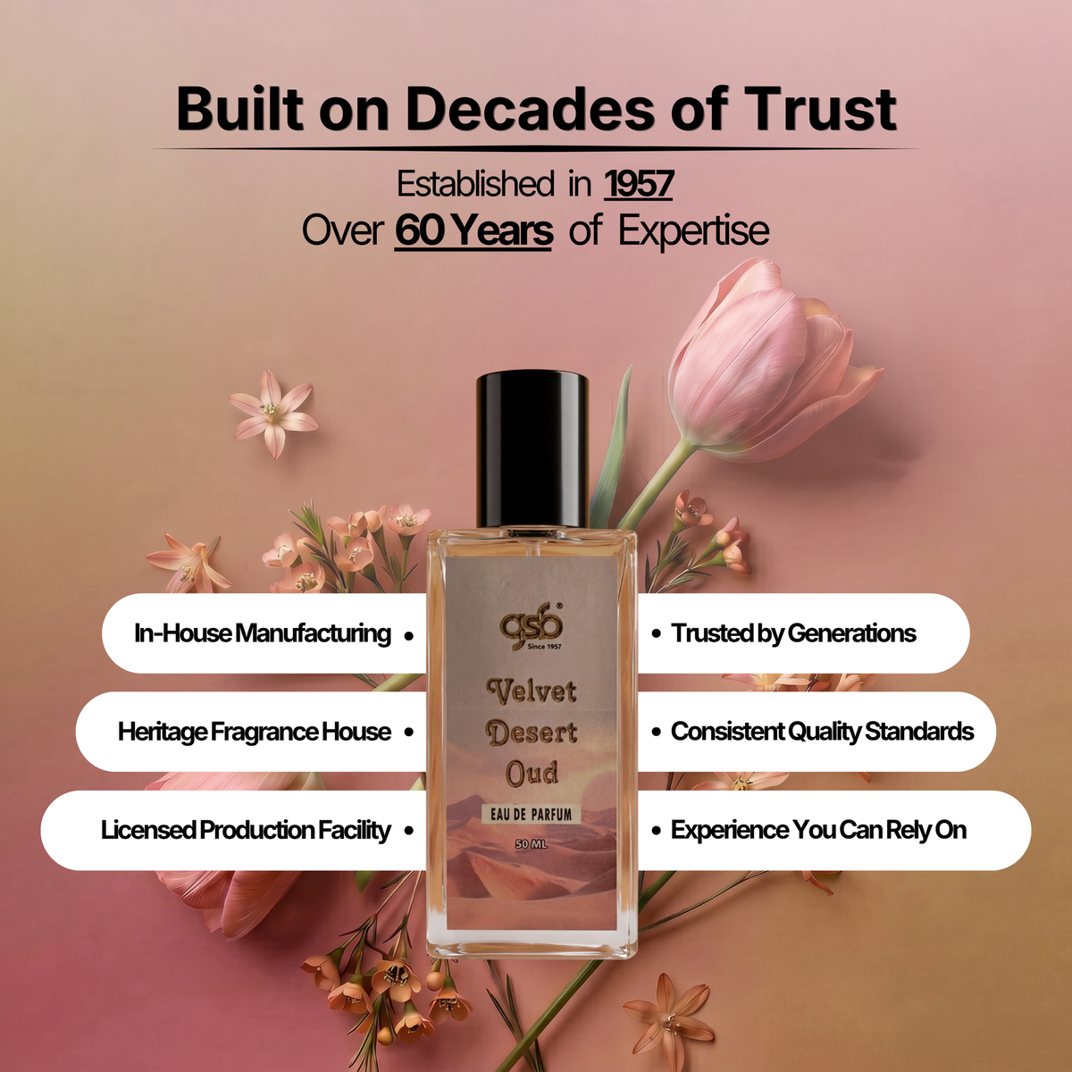 GSB Velvet Desert Oud Eau De Parfum Inspired From Dloce Gbbana Desert Oud - 5